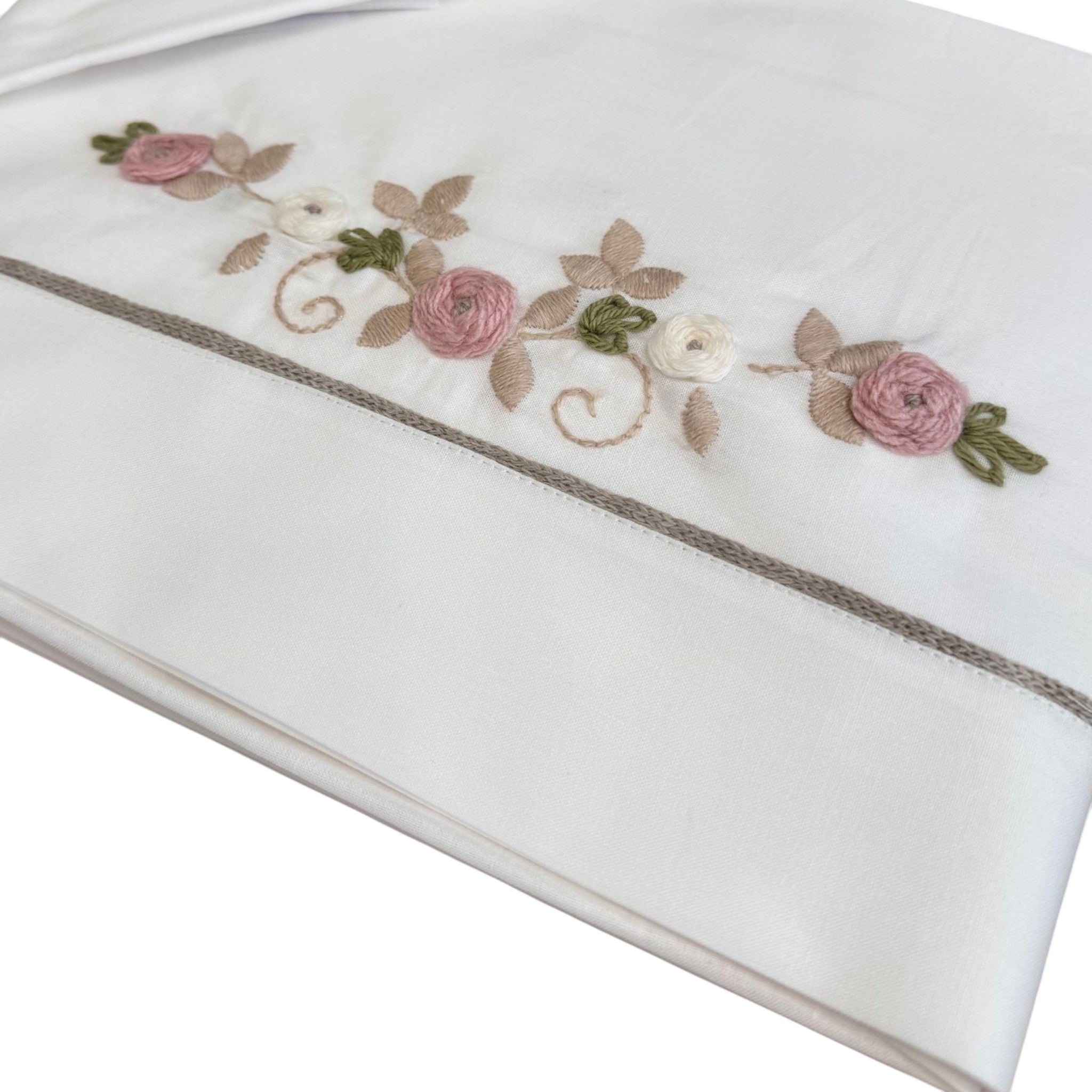 White Baby Fitted Sheet LL1104/R