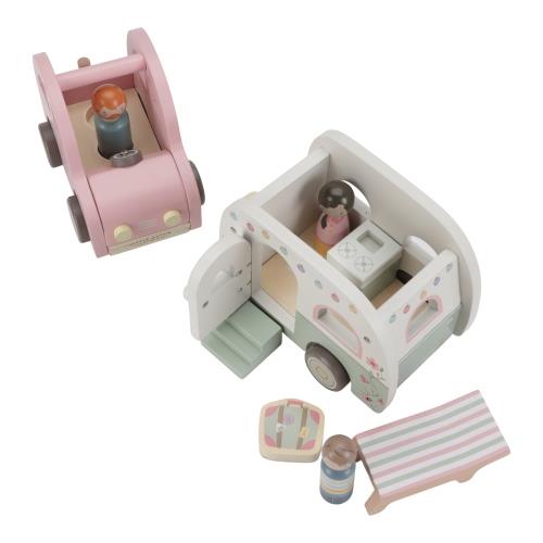 Macchina con caravan e personaggi FSC  Multicolore LD8022 -  NANU' BABY