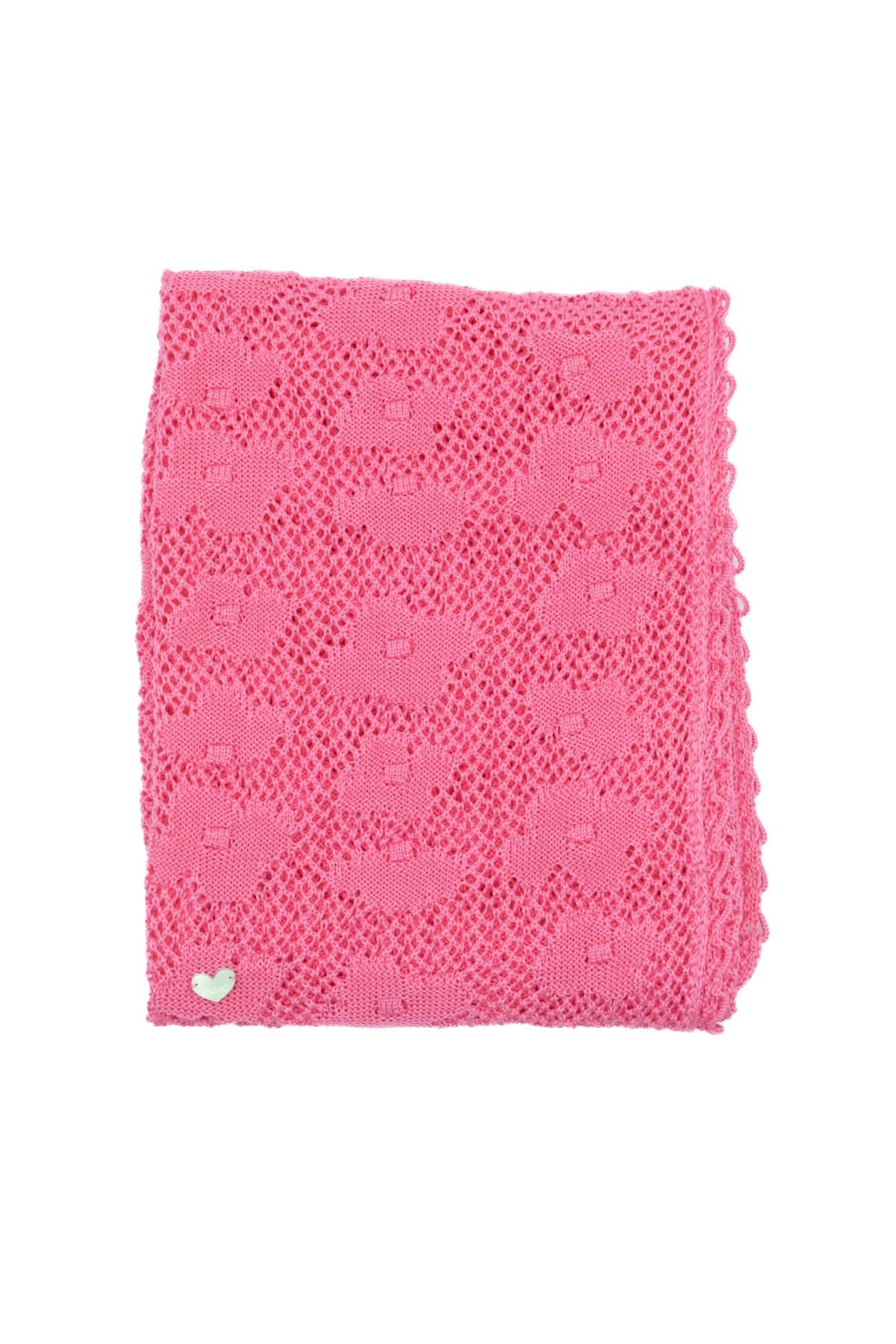 Coperta Fiori Neonata ROSA EL1480