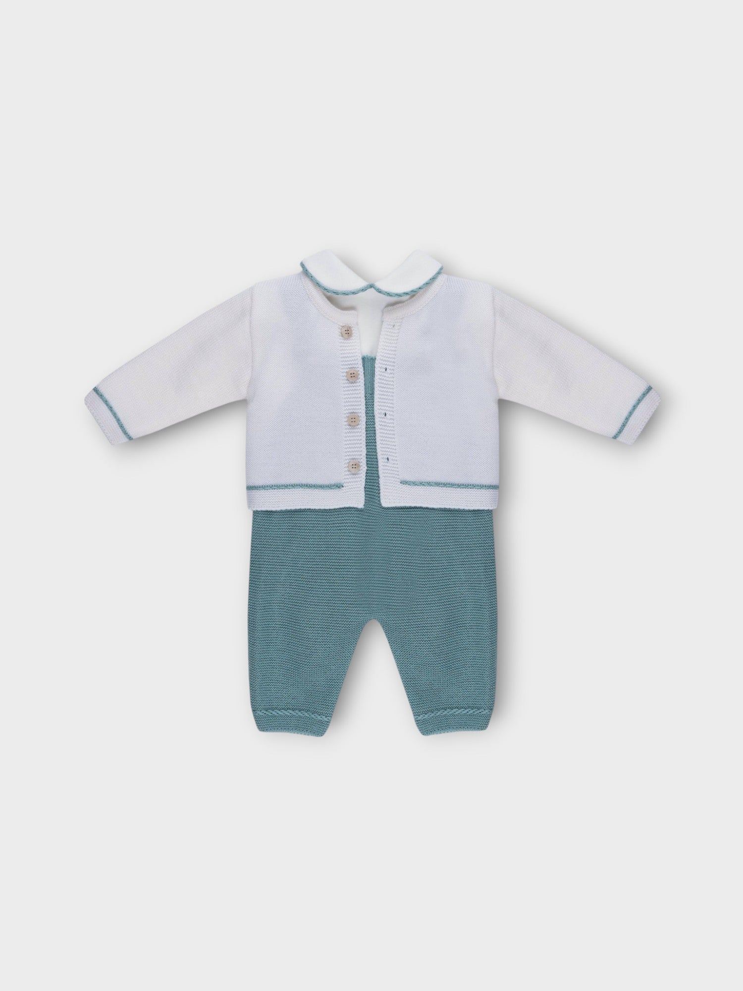 Completo nascita Neonato VANIGLIA IN6631 -  NANU' BABY