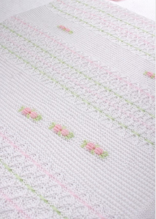 Pfirsichrosa Baumwolldecke EK1380