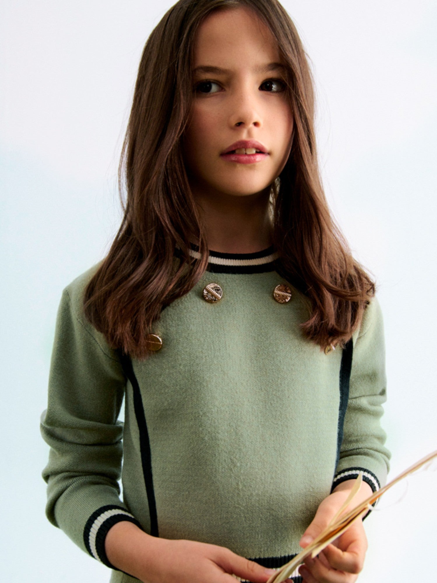 Compl. gonna tricot Bimba Verde 5544/6 -  NANU' BABY