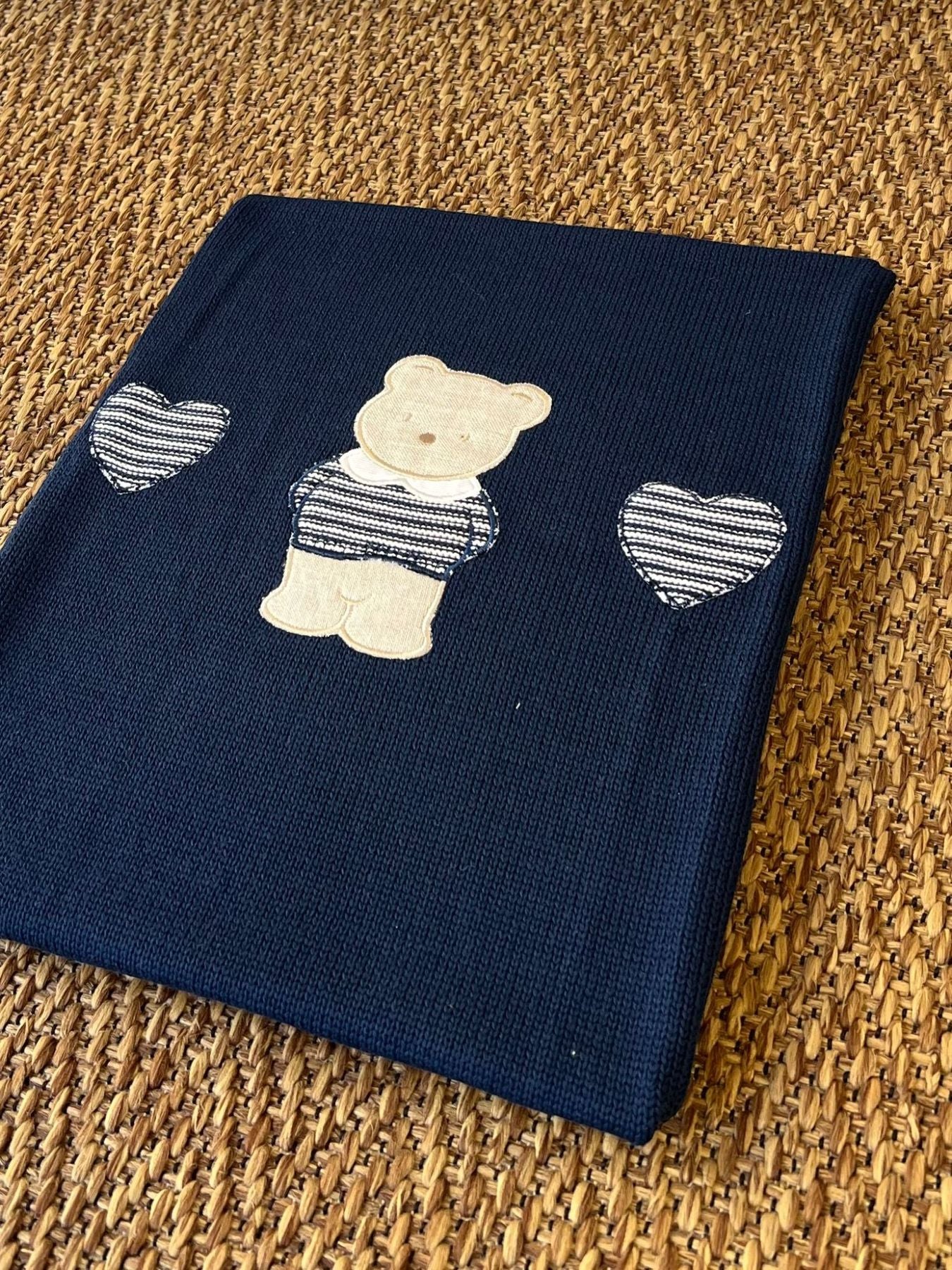 Coperta Teddy Neonato BLU TEDDY 198/B