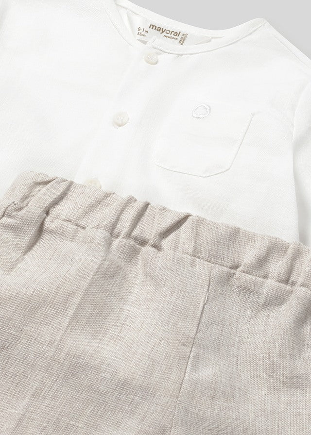 Completo Lino Bianco MAYORAL 1564/B