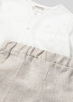 Completo Lino Bianco MAYORAL 1564/B