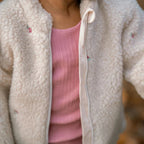 Long-sleeved ribbed T-shirt - Fairy Garden Pink CL25091013