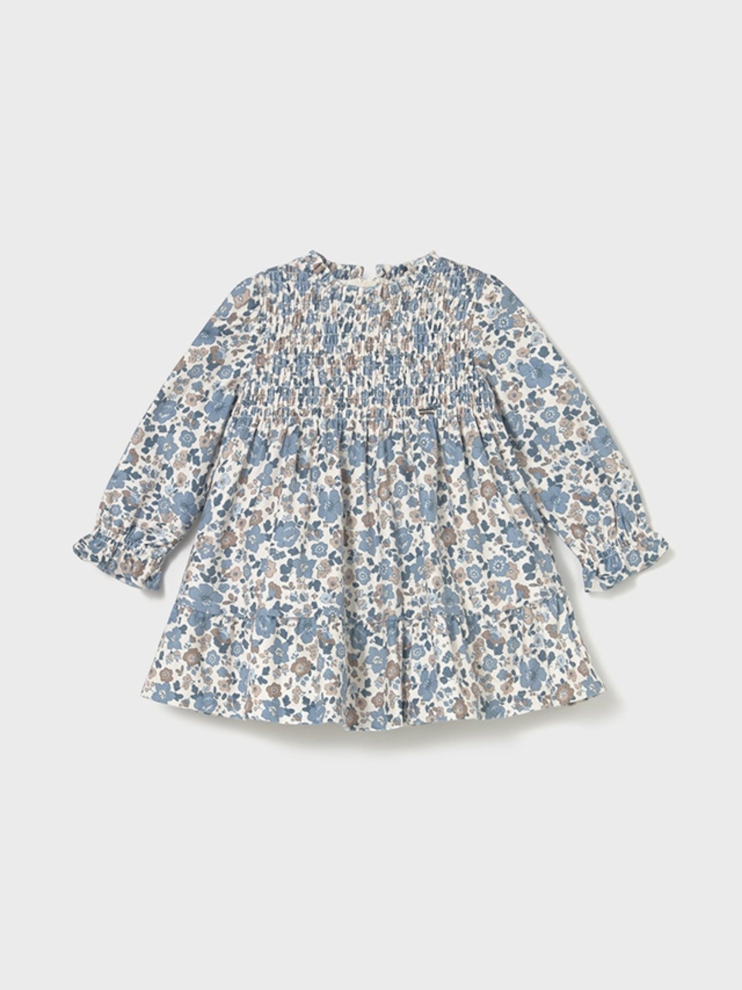 Abito stampato Bimba CIELO 2909/26 -  NANU' BABY