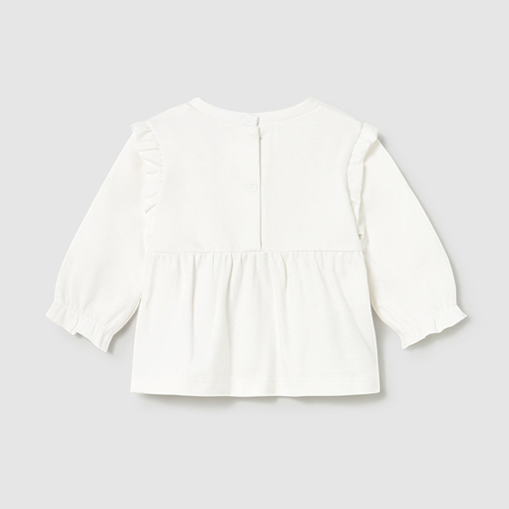 Baby Girl T-Shirt, Ecru, 2055/27