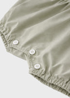 Pagliacetto Taffetà Punto Smock Verde FF648345/1878 corredino e abbigliamento neonato | NANU' BABY