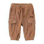 Pantalone Cargo Velluto Neonato Beige 3F627/945 corredino e abbigliamento neonato | NANU' BABY