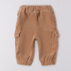 Pantalone Cargo Velluto Neonato Beige 3F627/945 corredino e abbigliamento neonato | NANU' BABY