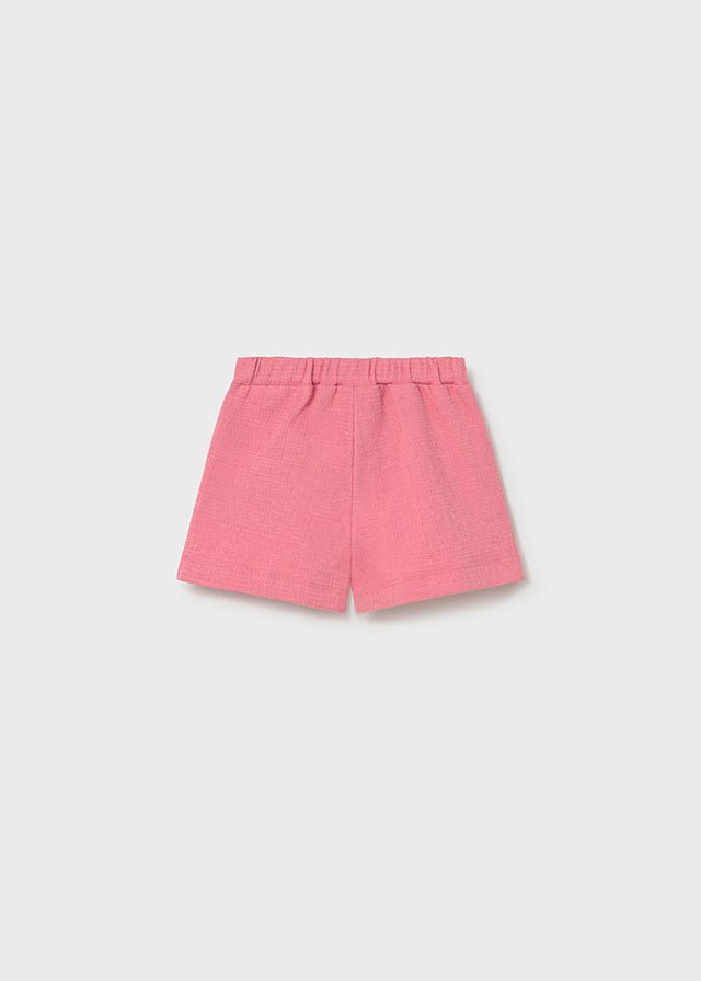 Pantalone Cotone Strutturato Rosa 1201/40 corredino e abbigliamento neonato | NANU' BABY