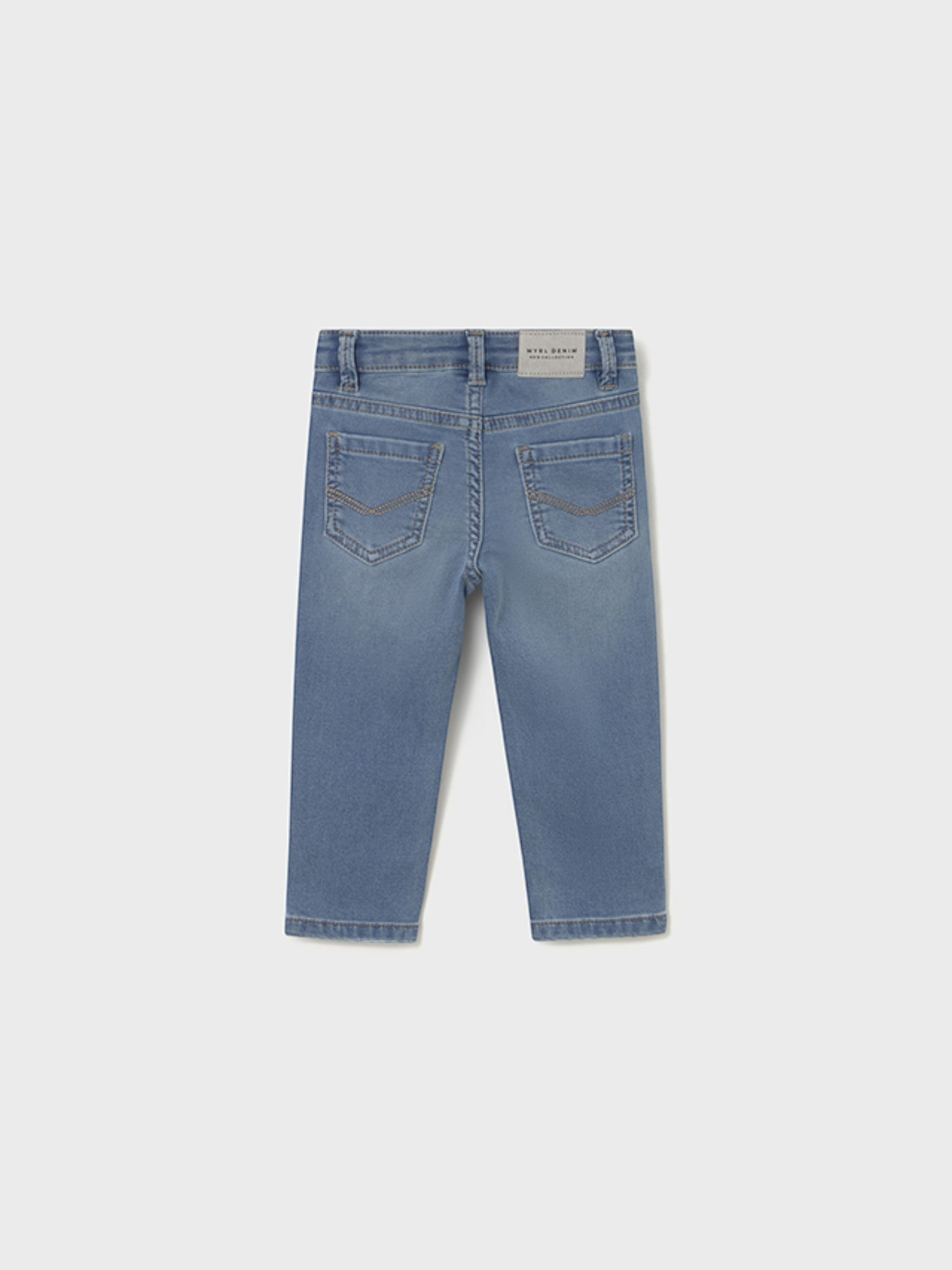 Pantalone soft denim Bimbo Blu 2502/69 corredino e abbigliamento neonato | NANU' BABY