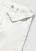 Pantaloni Cotone Chino Bianco 522/39 corredino e abbigliamento neonato | NANU' BABY