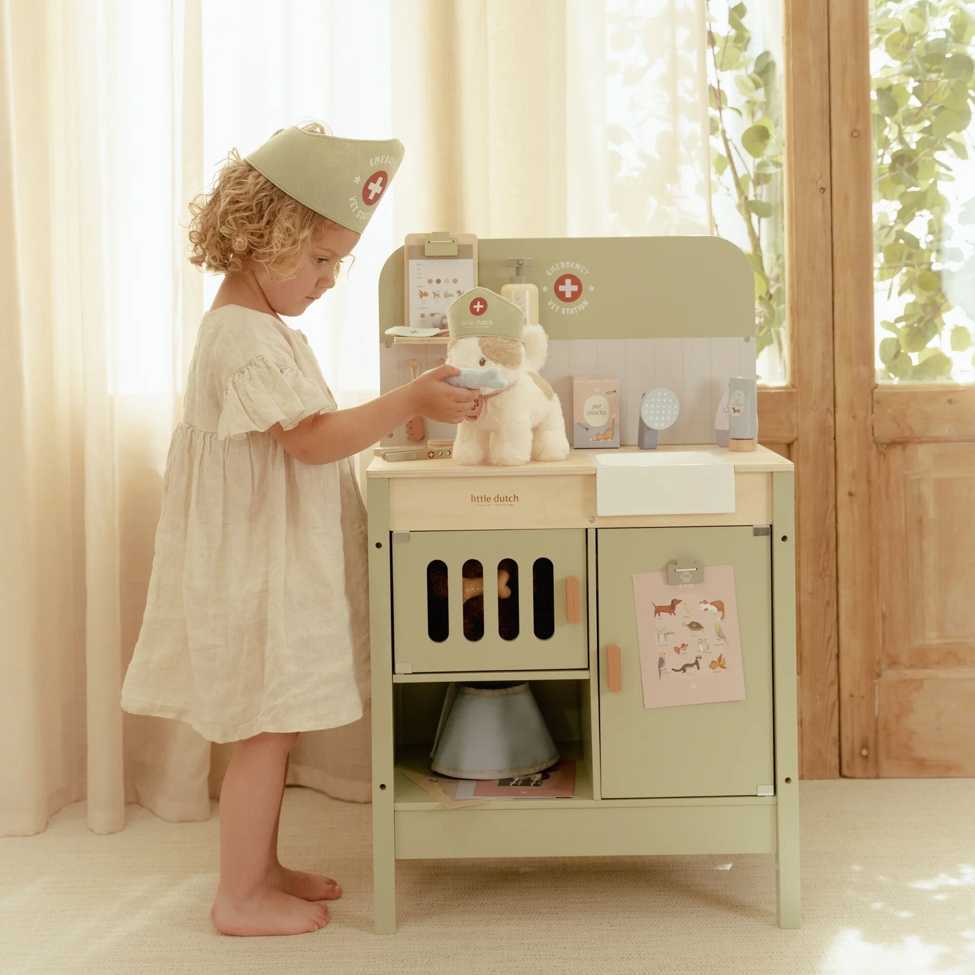 Peluche gatto Marley con trasportino Multicolore LD4517 corredino e abbigliamento neonato | NANU' BABY