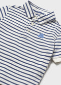 Polo Cotone Ricamo Blu 1110/45 corredino e abbigliamento neonato | NANU' BABY