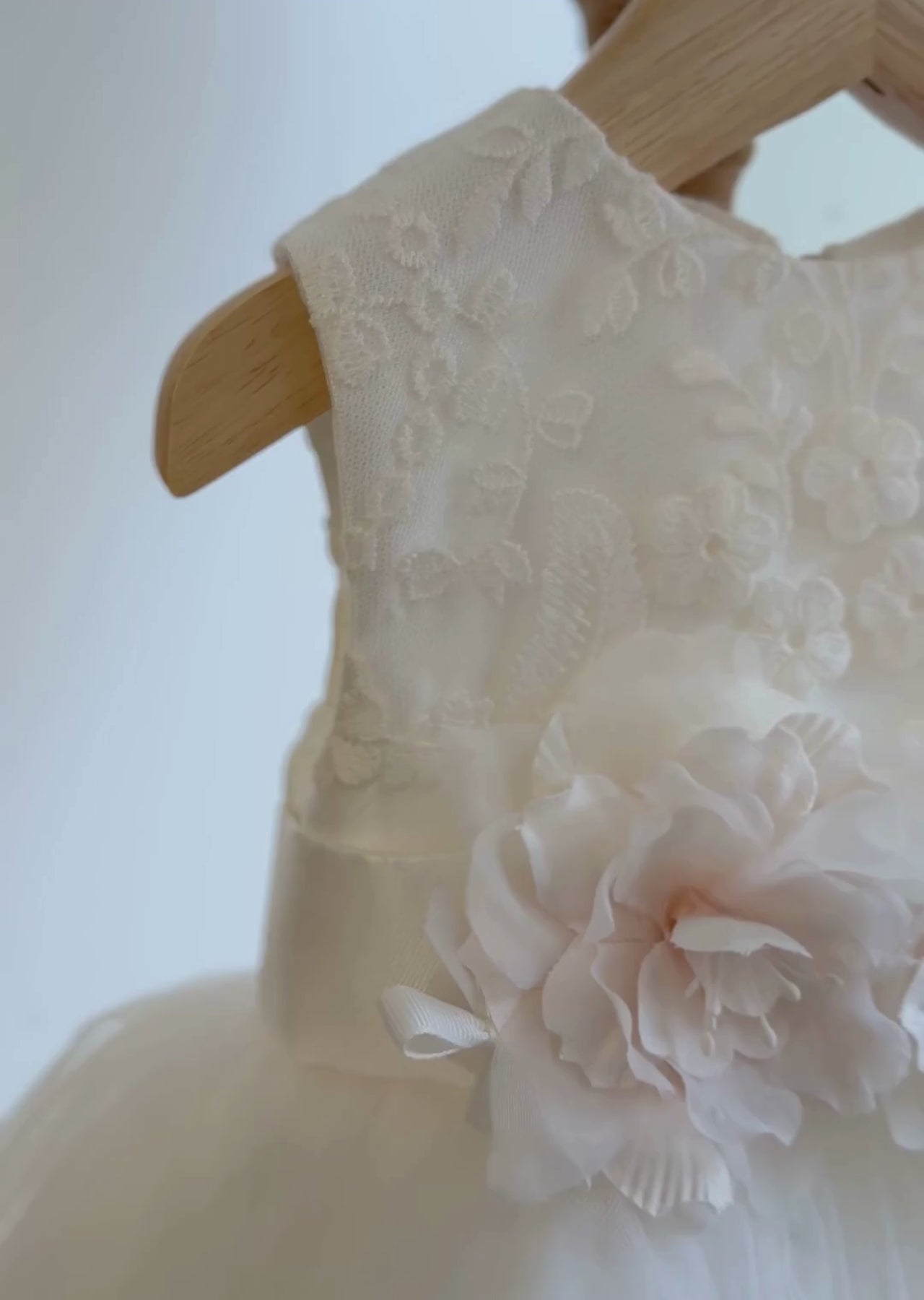 Abito Pizzo Tulle Bianco GG2638I