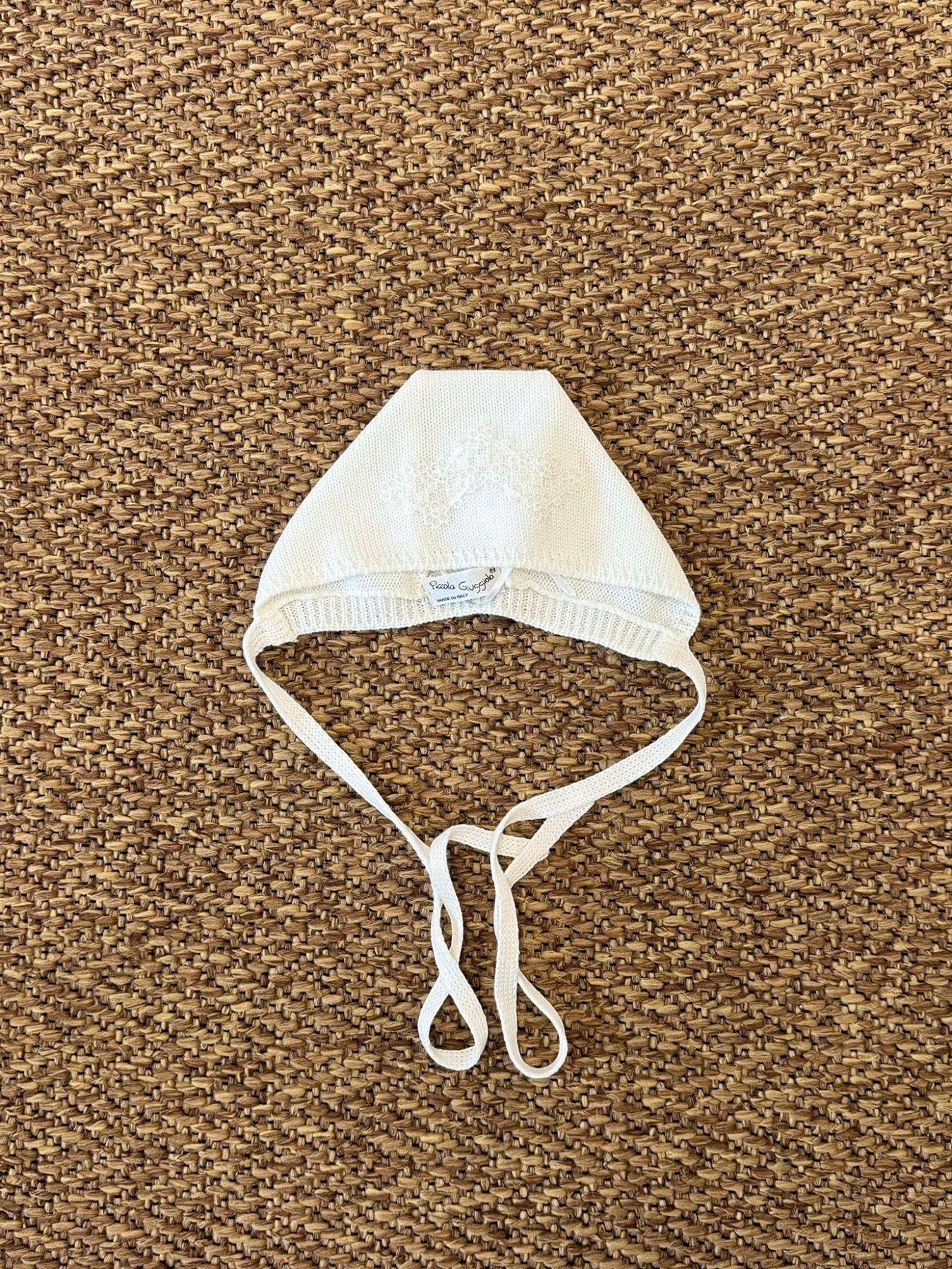 Cuffia Laccetti Gianni/628 Neonata PANNA GIANNI/628 -  NANU' BABY