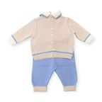 Coordinato nascita Misto Lana BEIGE Little Bear 7828