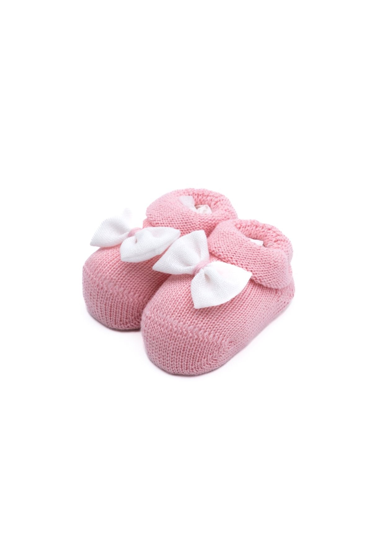 Babbucce Fiocco Neonata AVORIO 768