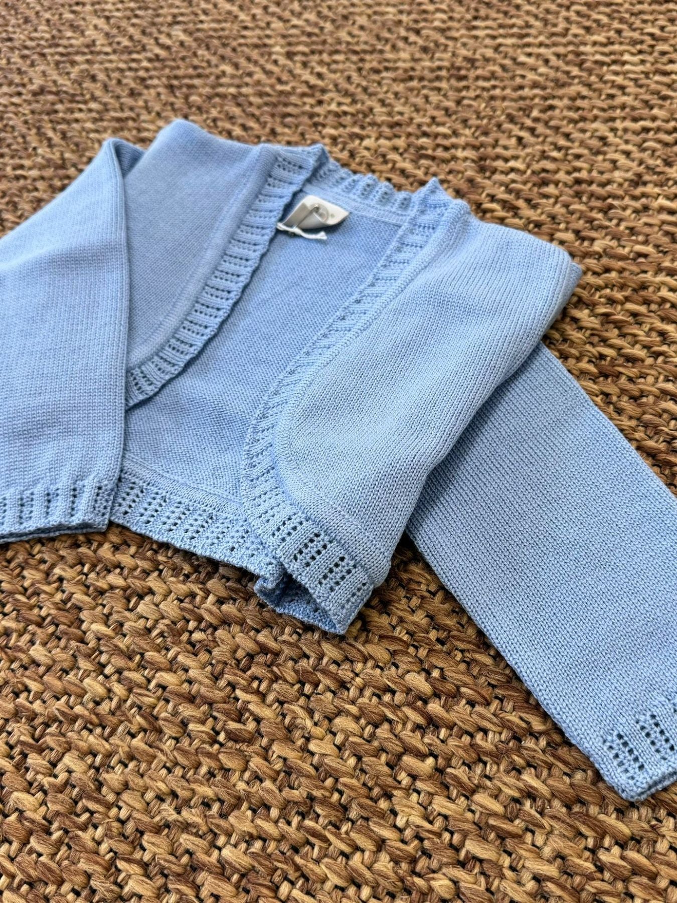 Giacca Cerimonia Bimba CIELO IK31445 -  NANU' BABY