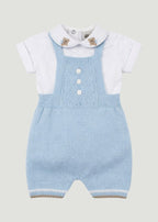 Teddy Collar Dungarees Set EK6730/C