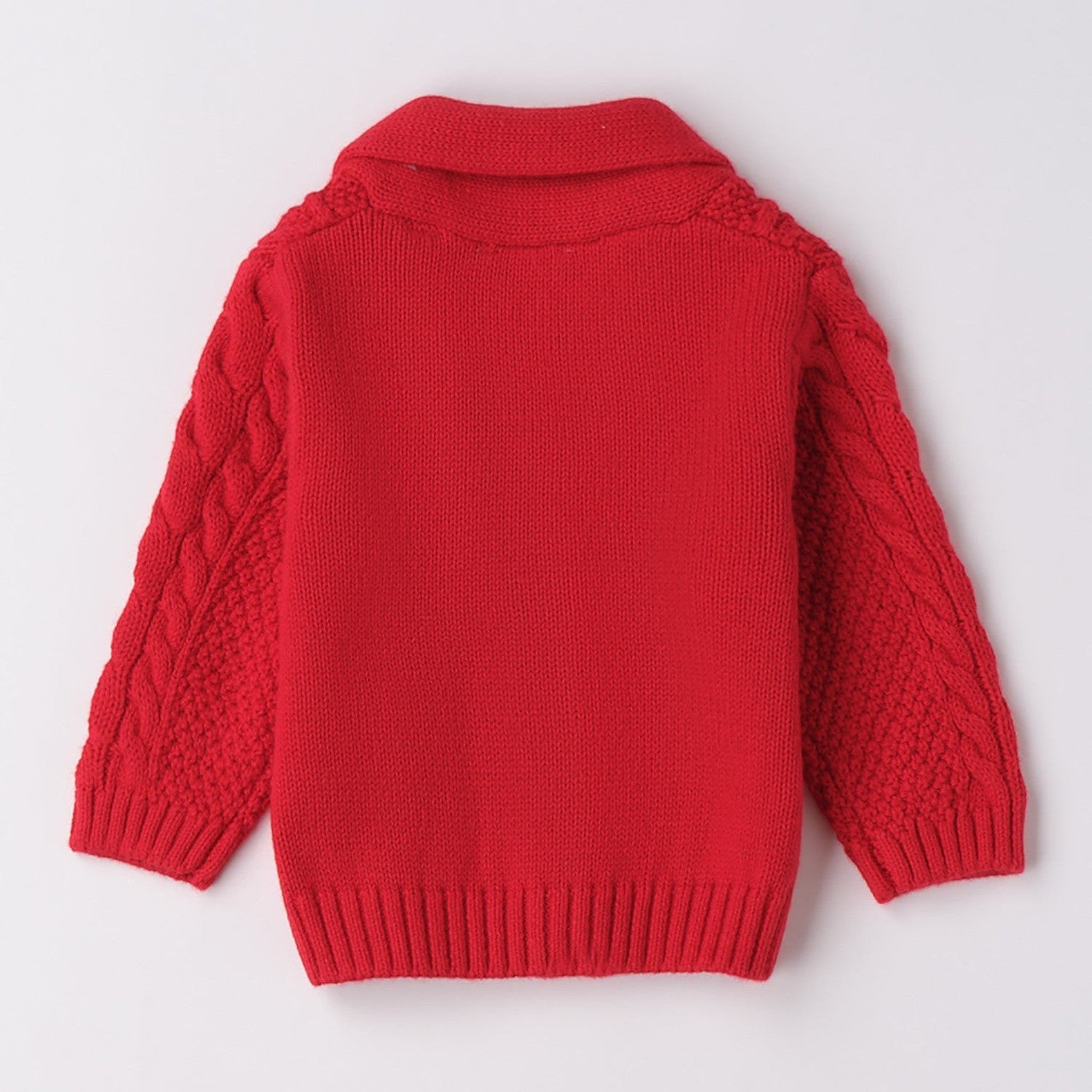 Cardigan Scaldacuore Bimbo Rosso 3F657/2253 -  NANU' BABY