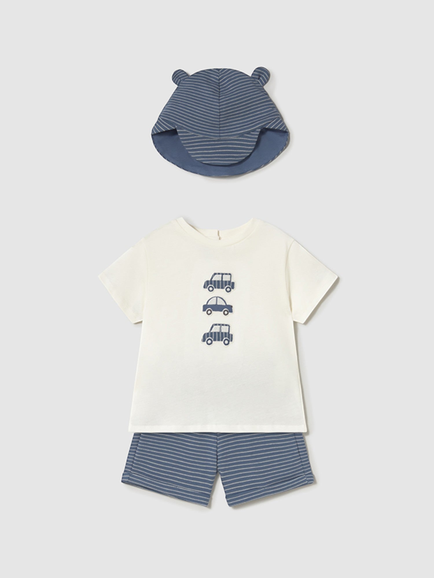 Comp. con cappello Bimbo AZZURRO 1651/16