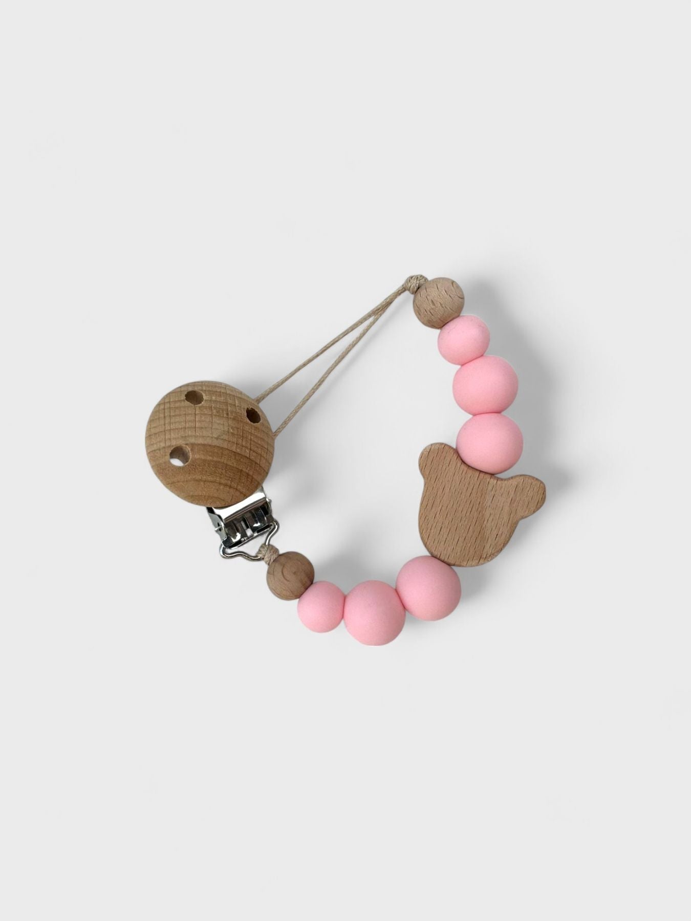 Reggiciuccio Teddy ROSA RC/TEDDY ROSA corredino e abbigliamento neonato | NANU' BABY