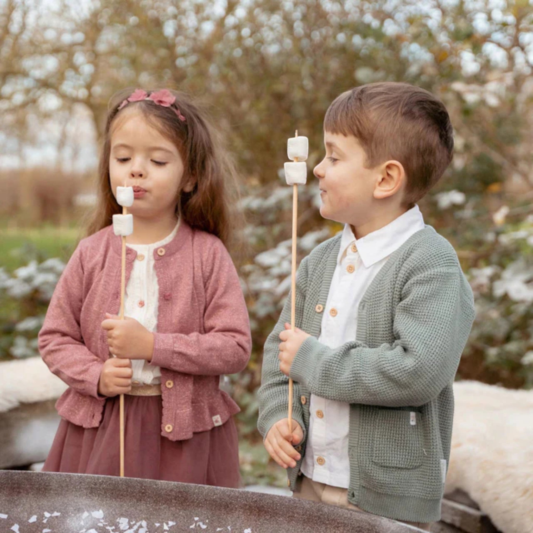 Knit cardigan - Friends of the Forest Bimbo Verde CL25092092