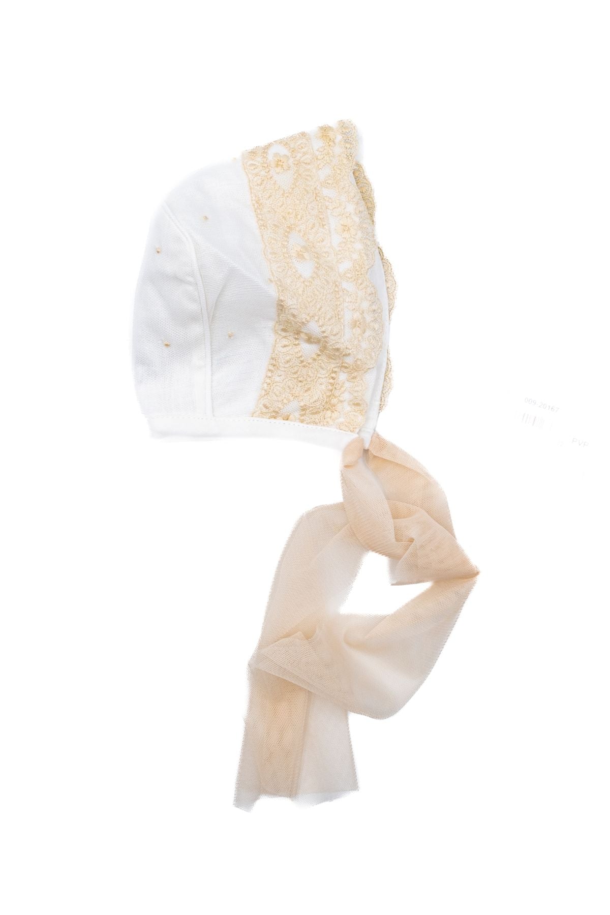 Cuffia in tessuto Jazmin Neonata CRUDO 009-20167