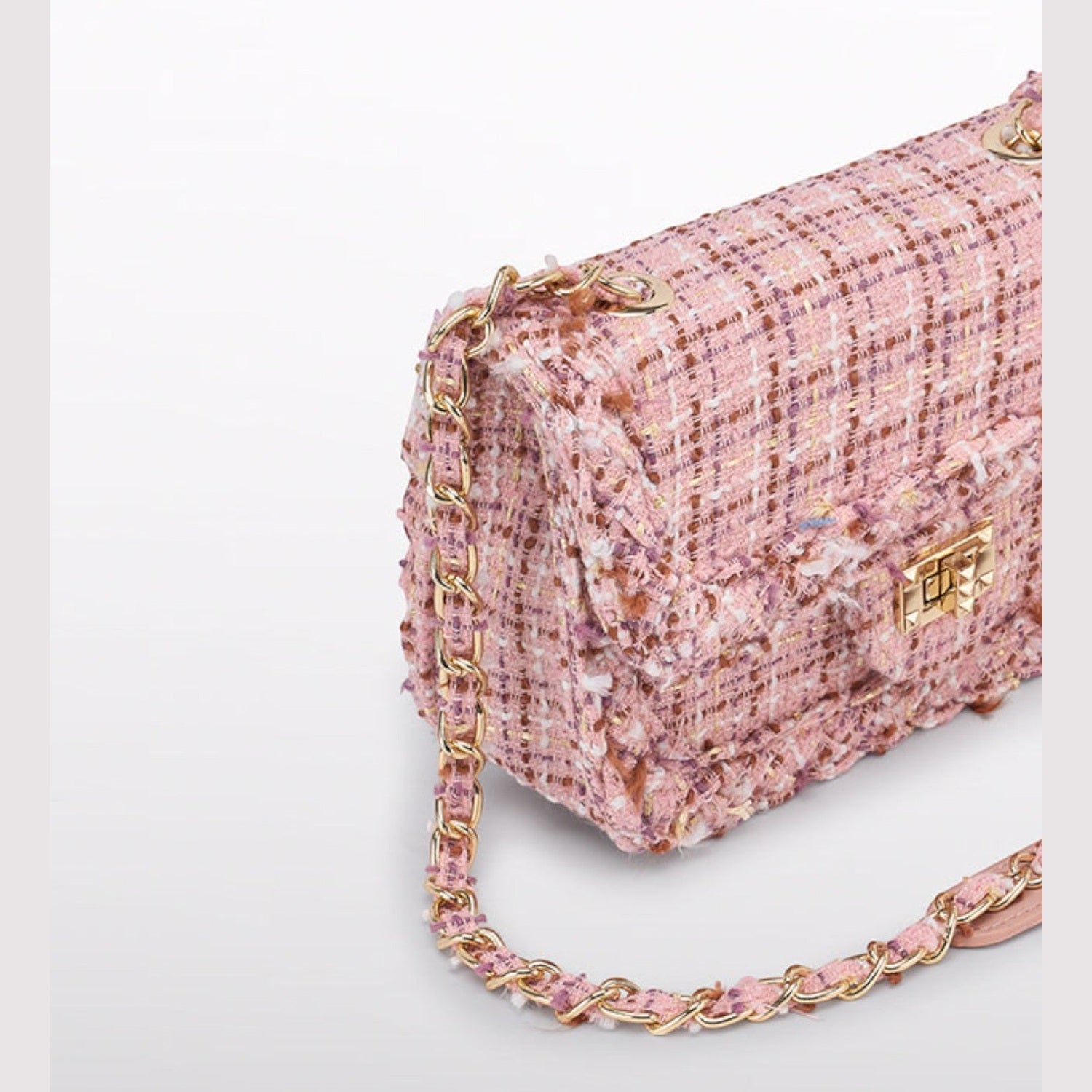 Borsa tweed Bimba Rosa 5982/19 -  NANU' BABY