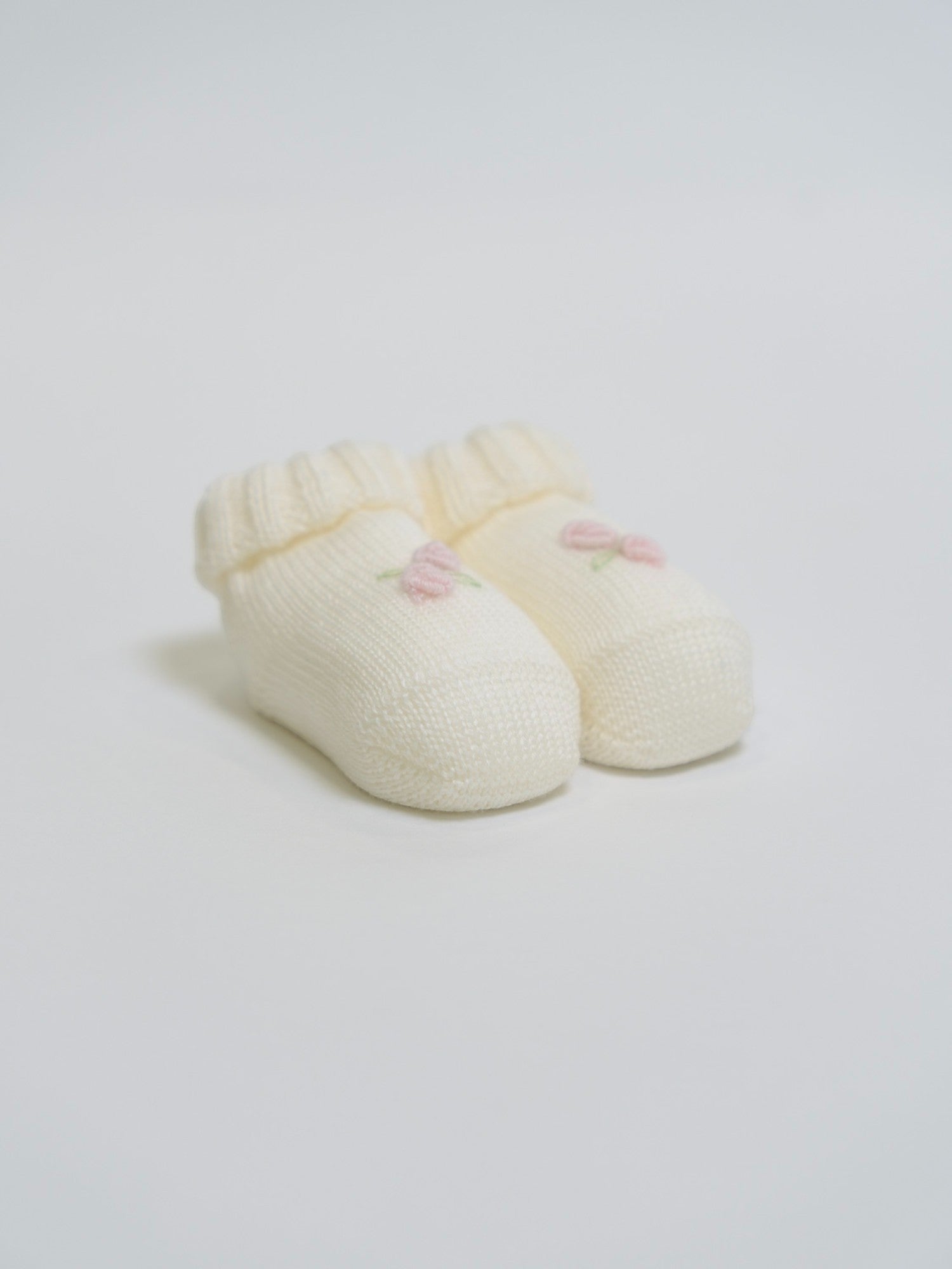 Babbucce Roselline Neonata PANNA ROSELLINE/700 -  NANU' BABY