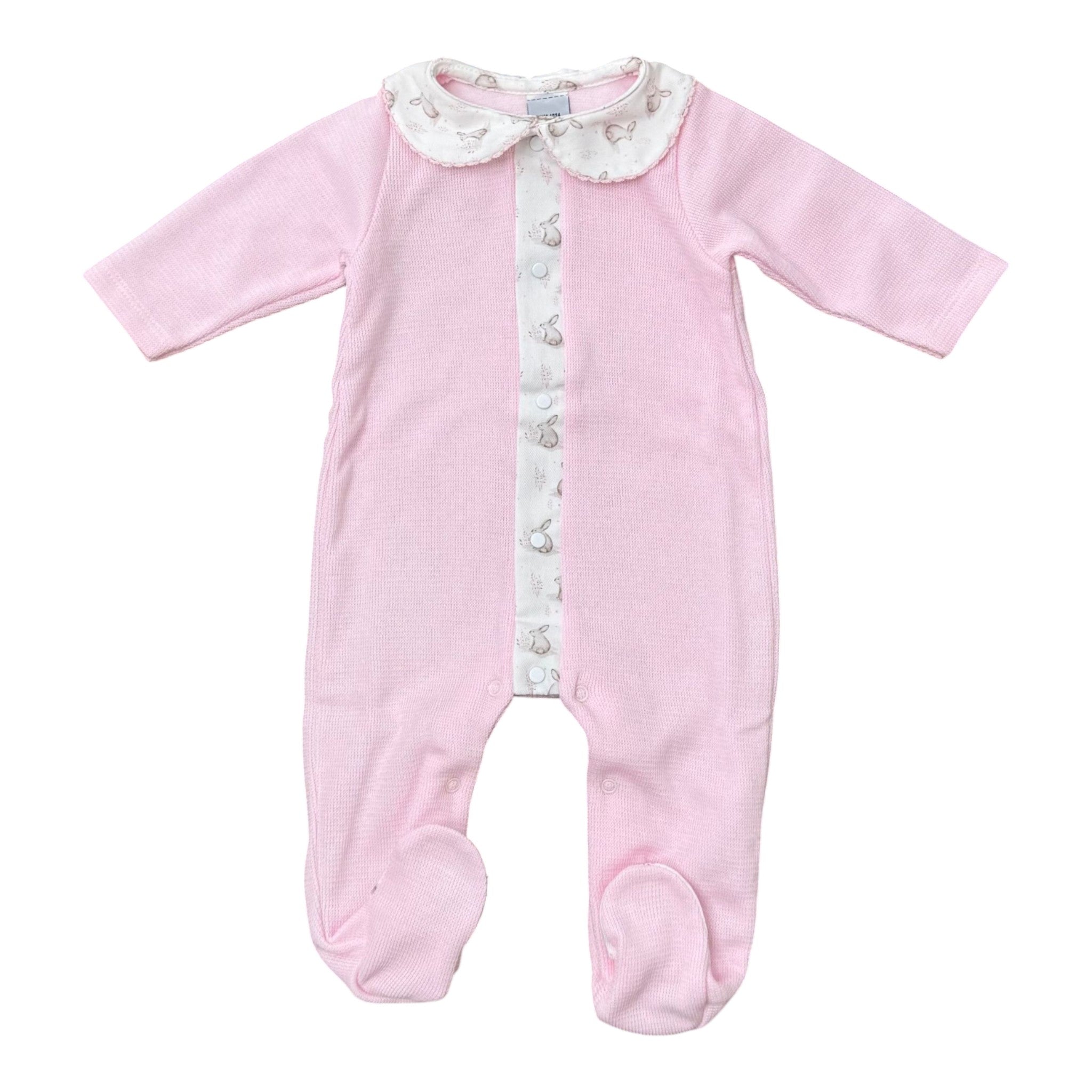 Tutina Neonata Cotone Rosa - BABIDU' 10627/R