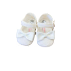 Scarpe Bimba BIANCO Velluto - AMBARABA' corredino e abbigliamento neonato | NANU' BABY