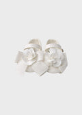 Scarpina Cerimonia Fiocco Bianco EV310SC corredino e abbigliamento neonato | NANU' BABY