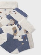 Set 4 calze Blu 1D - 9759/BL corredino e abbigliamento neonato | NANU' BABY