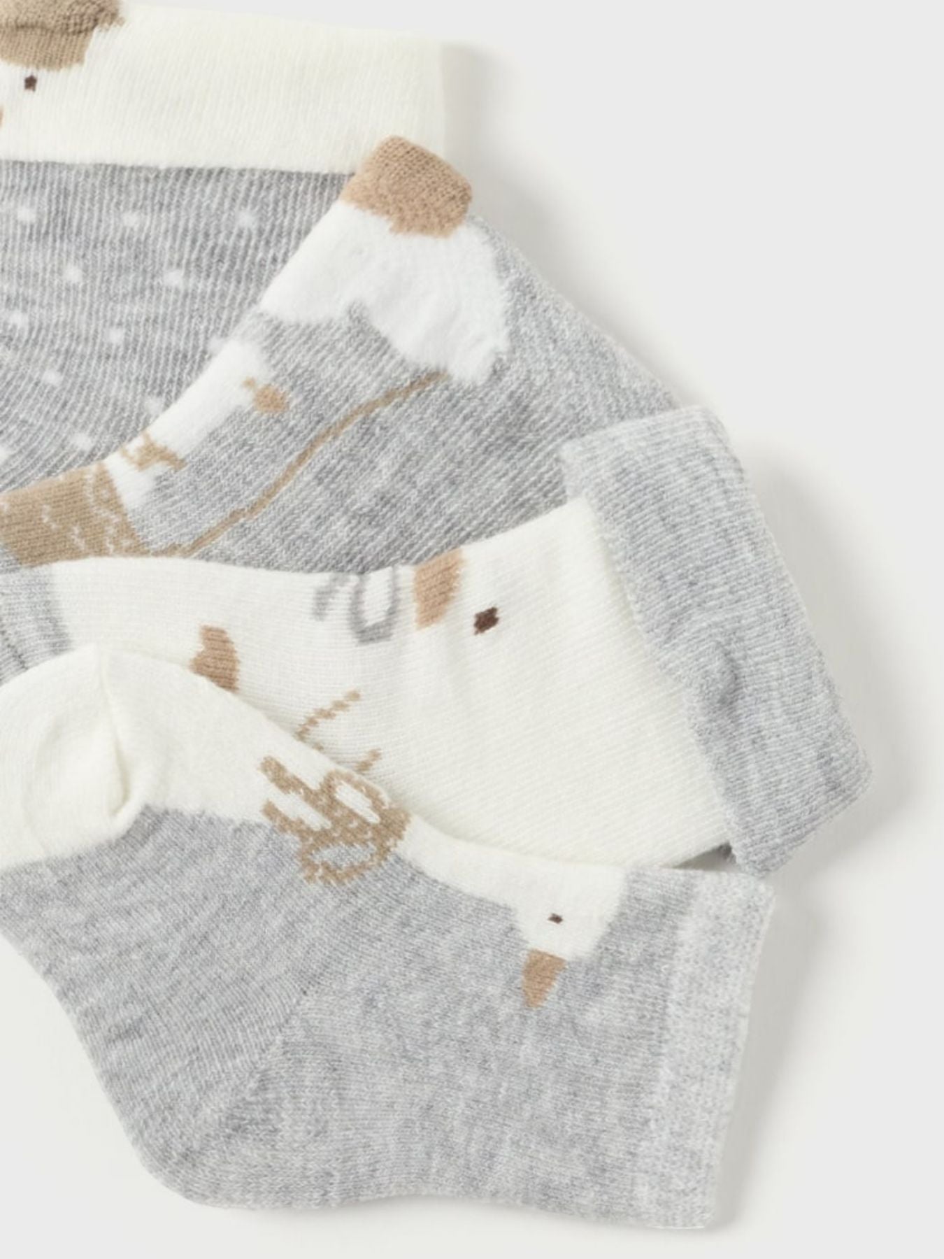 Set 4 calze Grigio 2G - 9762/GR corredino e abbigliamento neonato | NANU' BABY