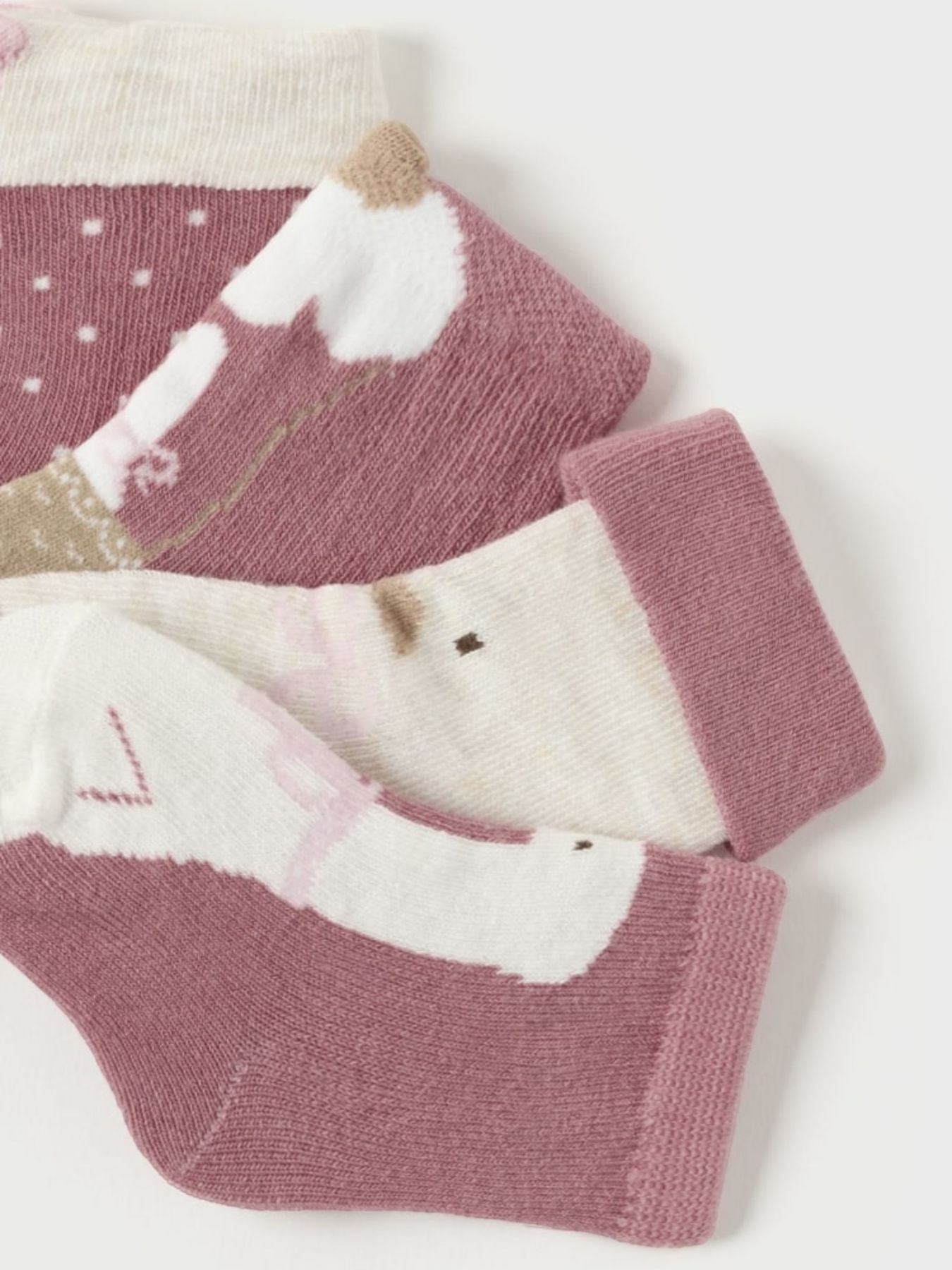 Set 4 calze ROSA 2G - 9762/R corredino e abbigliamento neonato | NANU' BABY