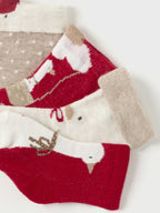 Set 4 calze ROSSO 2G - 9762/RS corredino e abbigliamento neonato | NANU' BABY