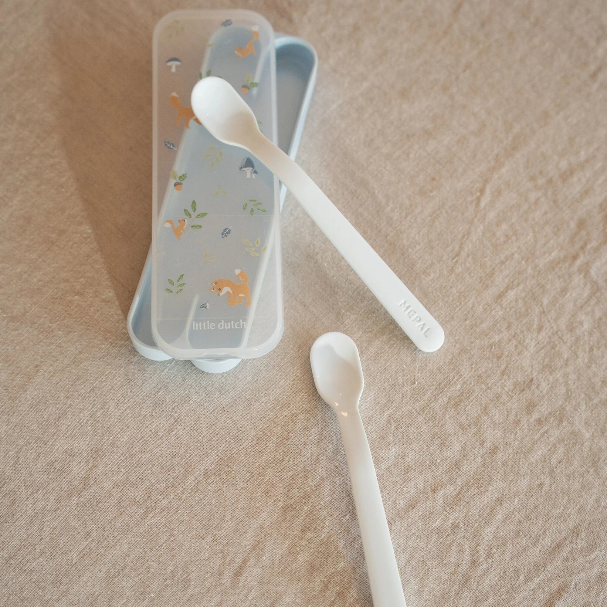 Set cucchiai 2 pezzi Blu 108032065408 corredino e abbigliamento neonato | NANU' BABY