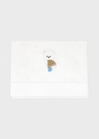 Set Lenzuolino Dondolo Bianco 8045 corredino e abbigliamento neonato | NANU' BABY