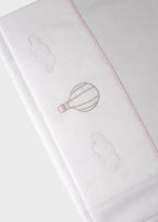 Set Lenzuolino Mongolfiera Rosa EK50LER corredino e abbigliamento neonato | NANU' BABY