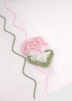 Set Lenzuolino Ricamo Ottanio EK18LE corredino e abbigliamento neonato | NANU' BABY