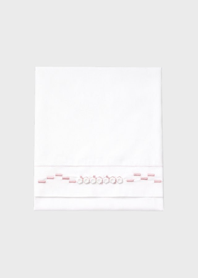 Set Lenzuolino Rosa Cipria EK24LE/R corredino e abbigliamento neonato | NANU' BABY