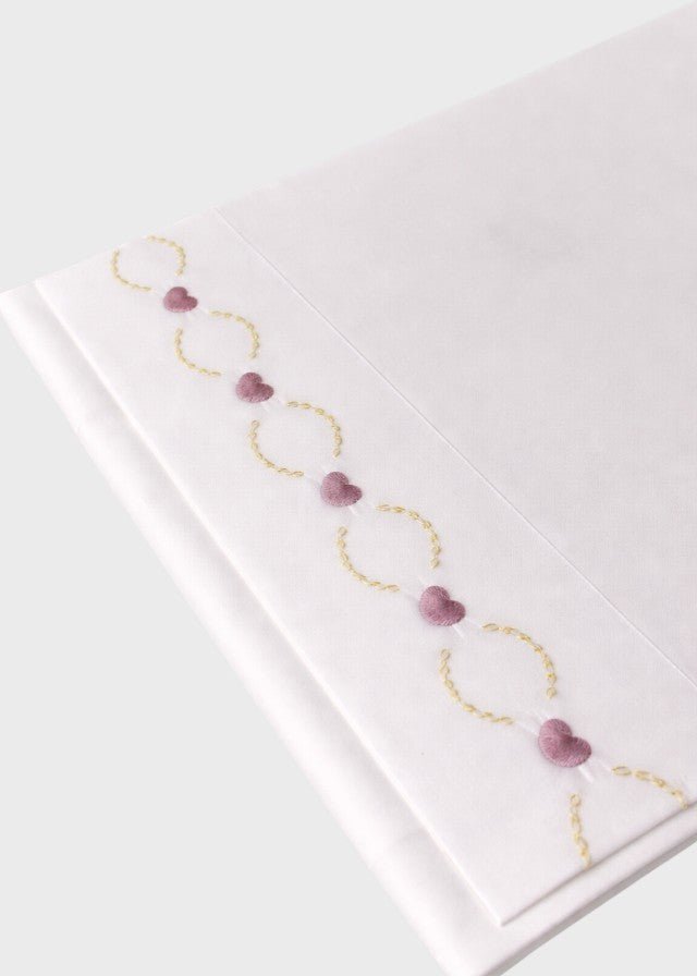 Set Lenzuolino Trecce Marsala EK10LE/R corredino e abbigliamento neonato | NANU' BABY