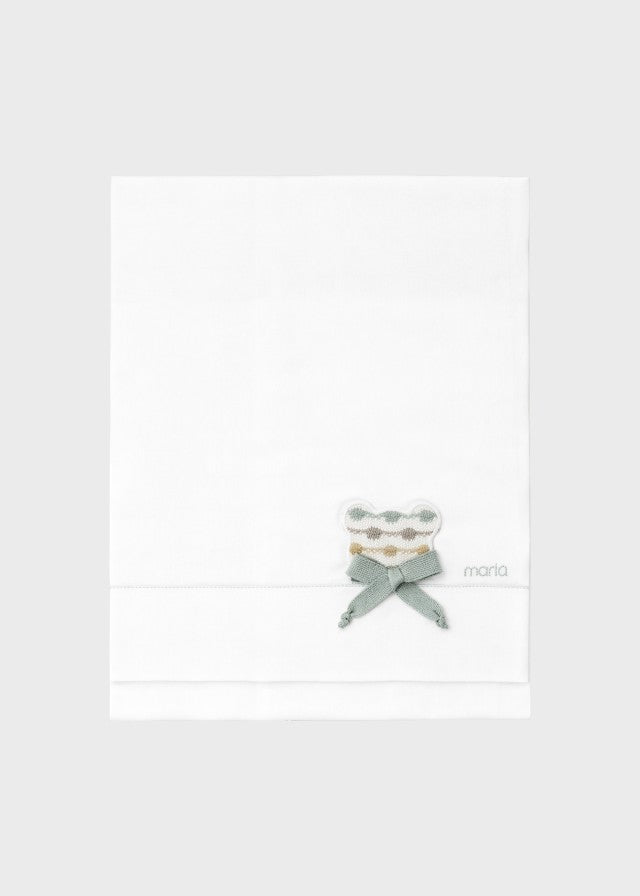 Set Lenzuolino Verde Salvia EK51LE/V corredino e abbigliamento neonato | NANU' BABY