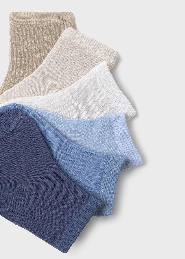 Set Viscosa Calzini Turchese 9046/58 corredino e abbigliamento neonato | NANU' BABY