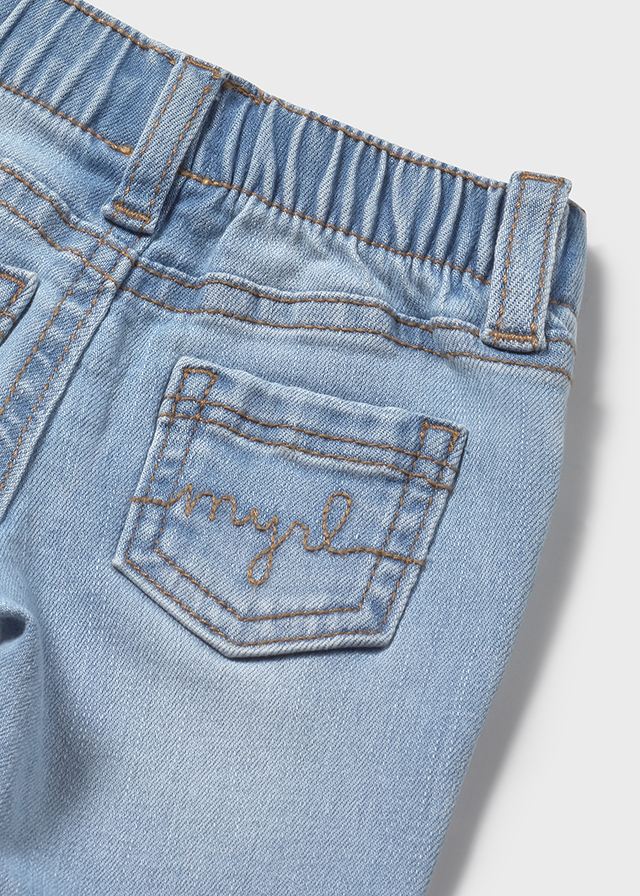 Pantaloni Cotone Effetto Jeans 596/J42