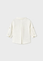 Camicia Cotone Lino Panna MAYORAL 1103/P
